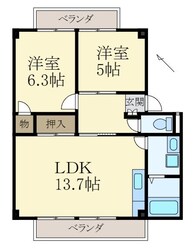 パセオ・光洋の物件間取画像